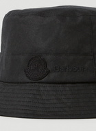 x Barbour Waxed Bucket Hat in Black