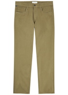 Citizens OF Humanity Elijah Straight-leg Stretch-twill Trousers Beige