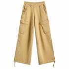 Represent Women's Initial Cargo Sweatpants in Iced Coffee