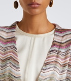 Missoni Zigzag lamé cardigan