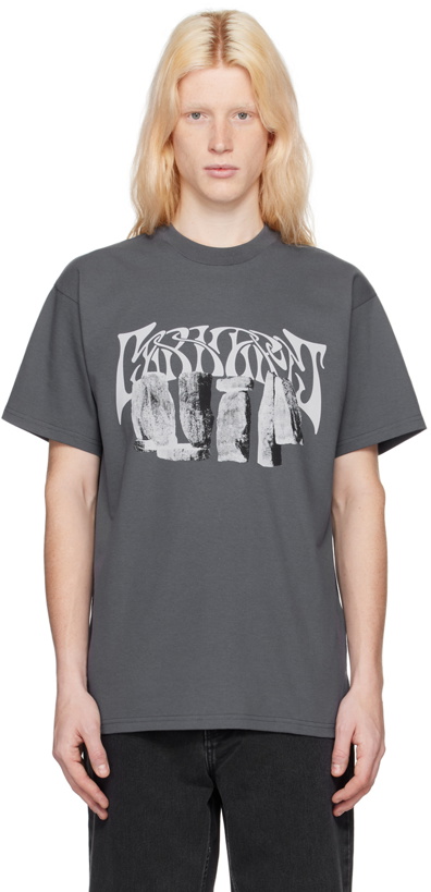 Photo: Carhartt Work In Progress Gray Pagan T-Shirt