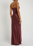 Nili Lotan Cami Silk Gown Red