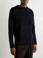 S.N.S. Herning - Fisherman Wool Rollneck Sweater - Blue