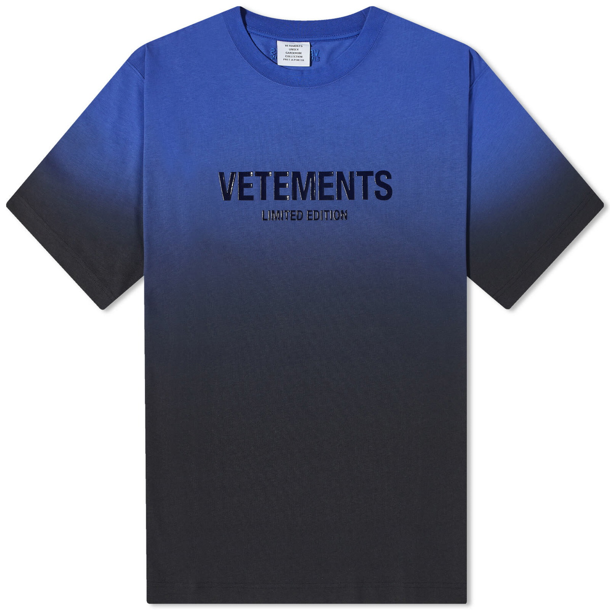 VETEMENTS ロゴプリントT シャツ XS早い物勝 - トップス