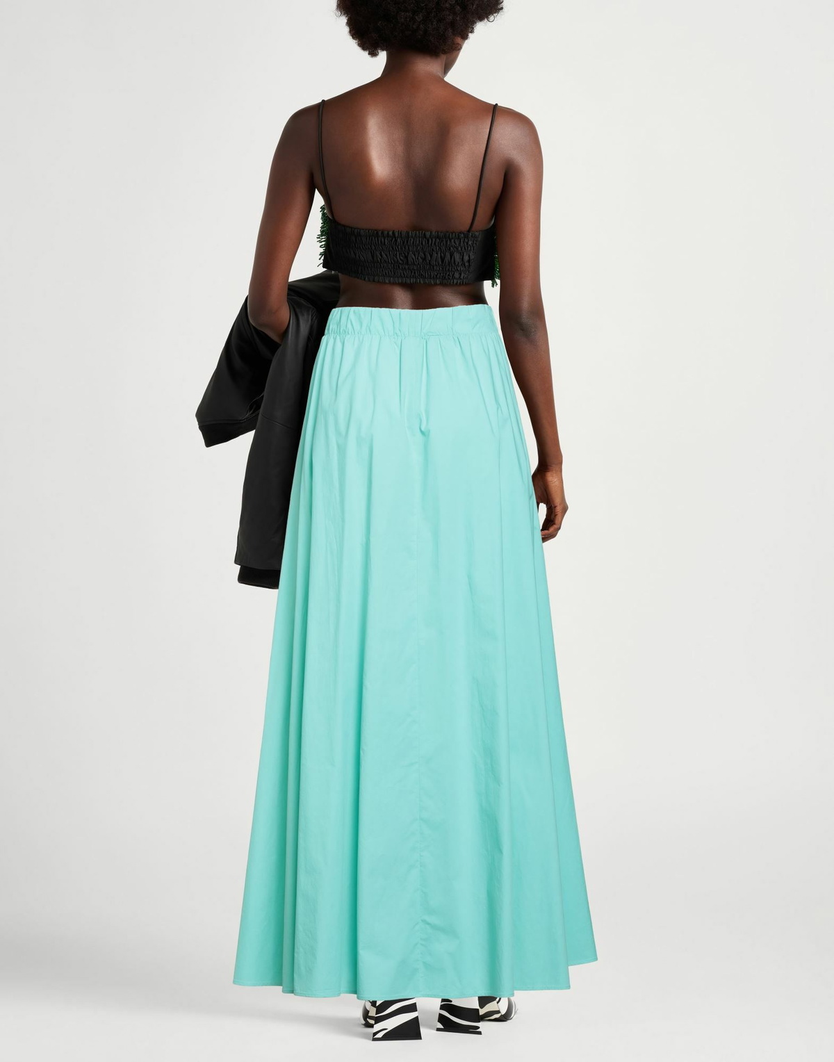 Jijil Womens Maxi skirt Light in Green