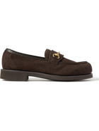George Cleverley - Colony Full-Grain Suede Loafers - Brown
