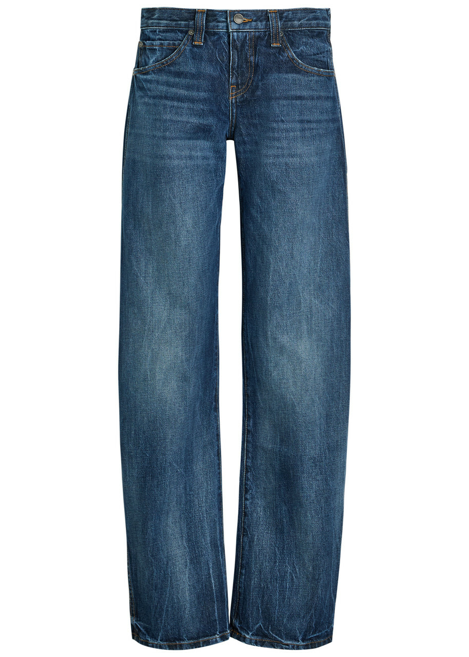 Khaite - Rapton high-rise wide-leg jeans Khaite