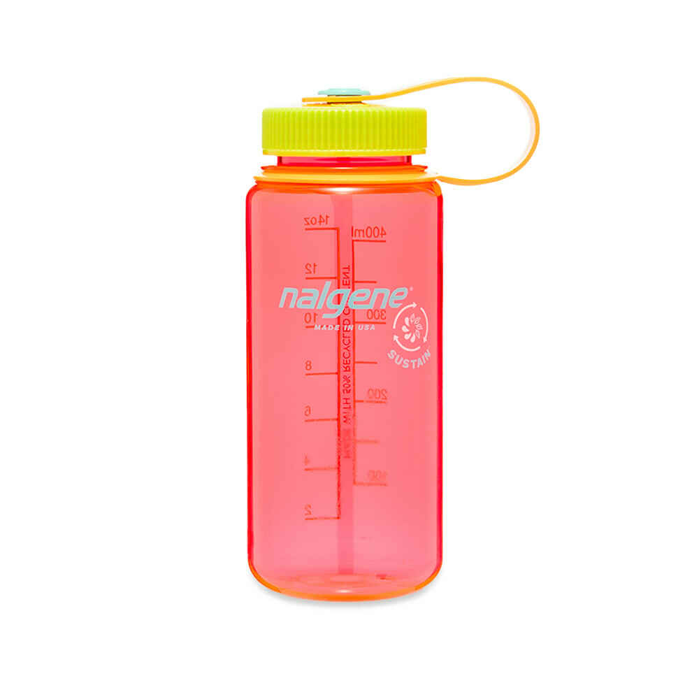 Nalgene Wide Mouth 16oz Sustain Bottle, Pomegranate