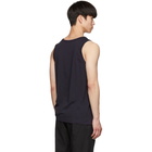 Dries Van Noten Navy Hawkes Tank Top