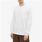 Adsum Men's Long Sleeve Classic Pocket T-Shirt in White