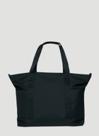 Oversized Shopper Tote Bag in Black