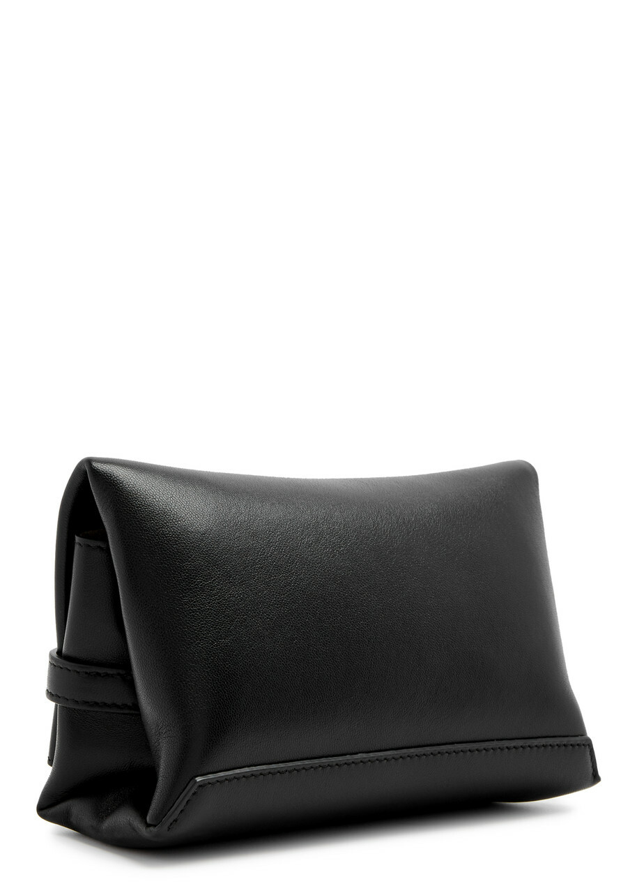 Victoria Beckham Chain Mini Leather Pouch - Black - One Size