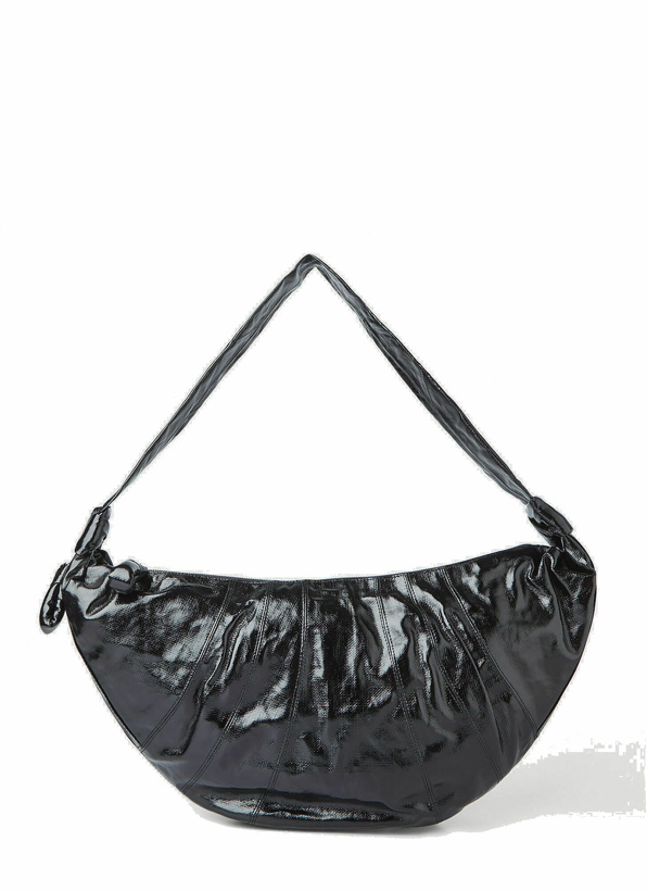 Photo: Croissant Large Shoulder Bag in Black