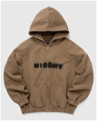 Misbhv Community Zipped Hoodie Brown - Mens - Hoodies|Zippers