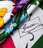Gucci Gucci Flora cotton terry beach towel