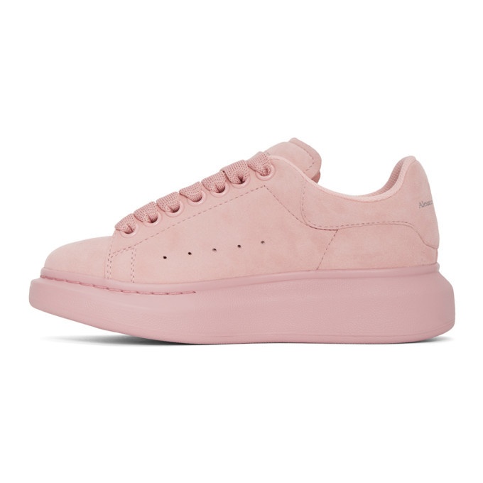 Alexander McQueen Pink Suede Oversized Sneakers Size 37 | eBay
