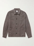 Sunspel - Cotton and Linen-Blend Overshirt - Brown