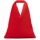 MM6 Maison Margiela Orange Small Triangle Tote