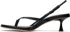 Studio Amelia Black Wishbone 50 Heeled Sandals