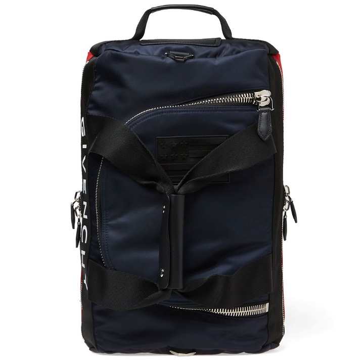 Photo: Givenchy Bicolour Logo Backpack
