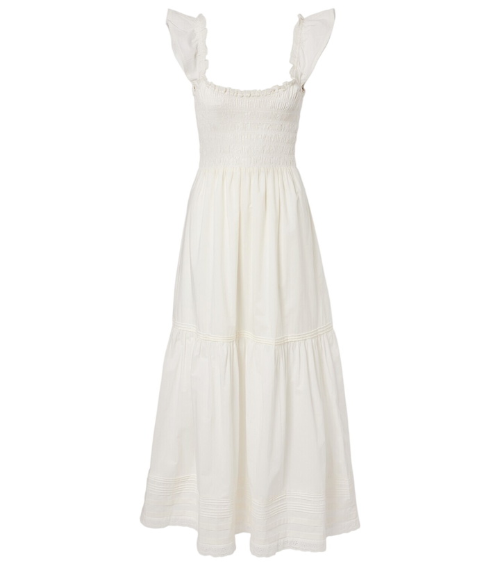 Photo: Faithfull Valentina shirred cotton maxi dress