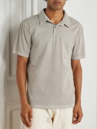 James Perse - Supima Cotton-Jersey Polo Shirt - Gray