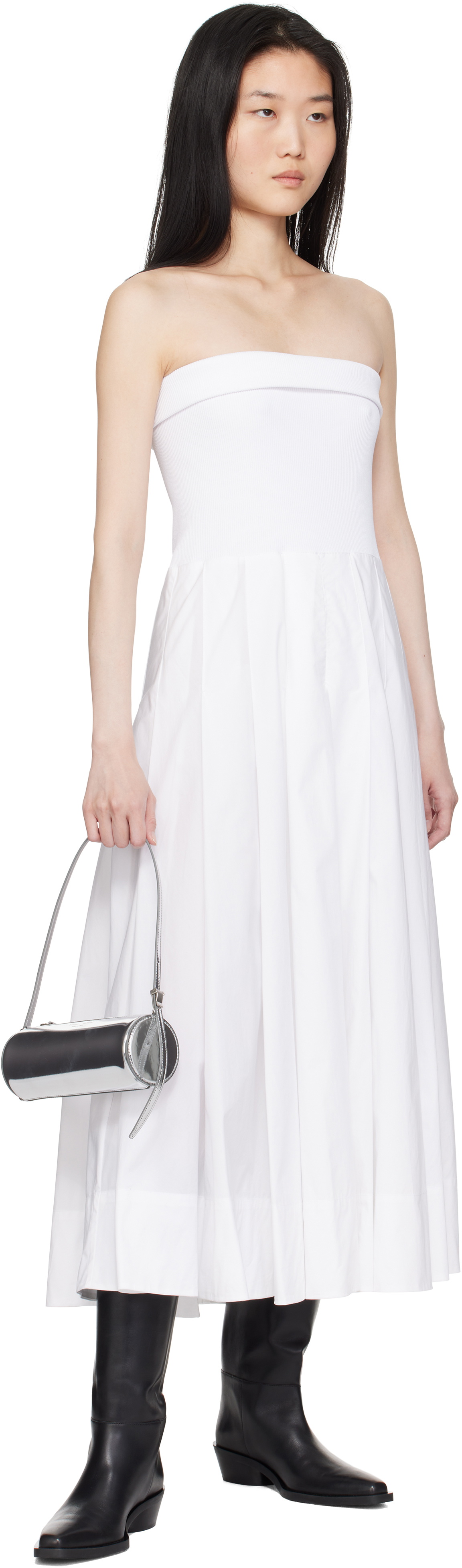 Proenza Schouler Silver Silo Bag