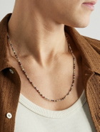M. Cohen - Percep Convertible Sterling Silver Multi-Stone Beaded Necklace - Silver