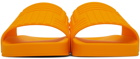 Bottega Veneta Orange Slider Sandals