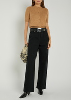 Khaite Nora Stretch-cashmere Cardigan Light Brown