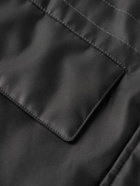 Dunhill - Logo-Appliquéd Padded Shell Jacket - Black