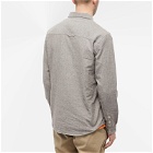 Folk Men's Relaxed Fit Shirt in Taupe Texture