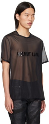 Helmut Lang Black Sheer T-Shirt