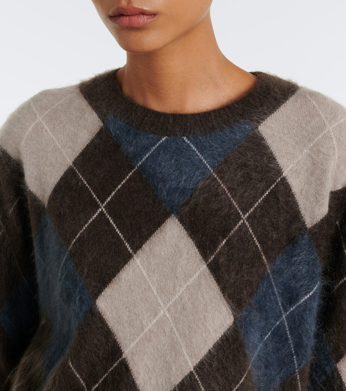 Lisa Yang Margy argyle cashmere sweater