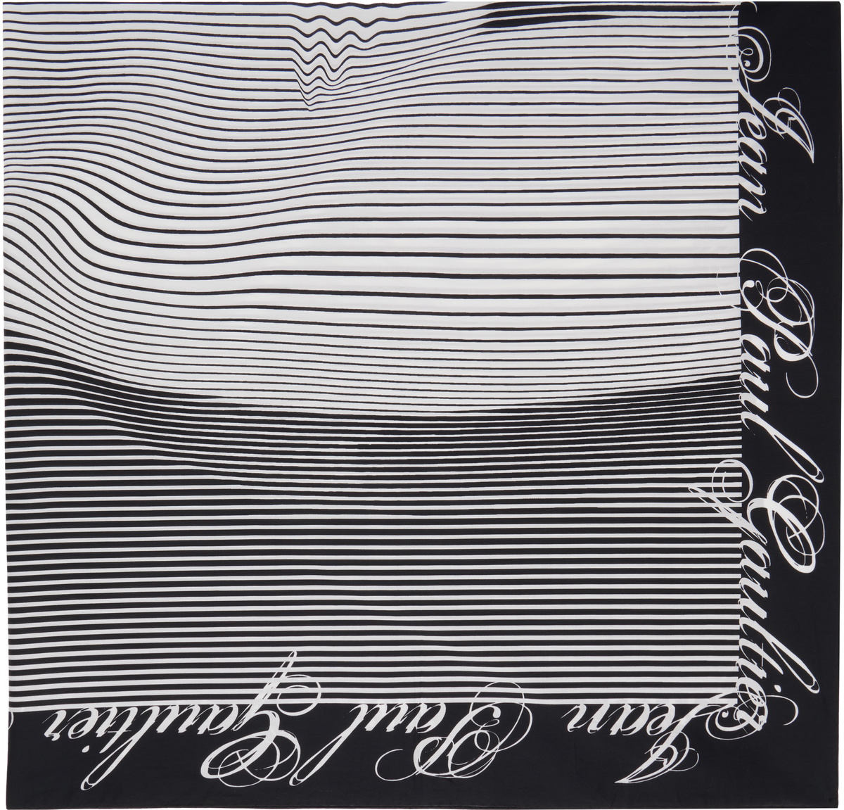 Jean Paul Gaultier Black Eyes & Lips Scarf Jean Paul Gaultier