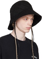 AMBUSH Black Multicord Bucket Hat