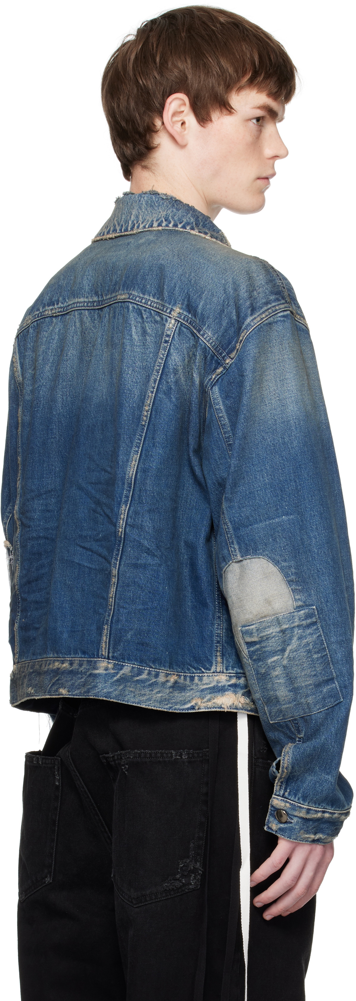 Ann Demeulemeester Blue Raf 5-Pockets Standard Denim Jacket