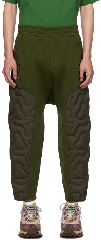 Photo: Moncler Genius 5 Moncler Salehe Bembury Green Down Trousers