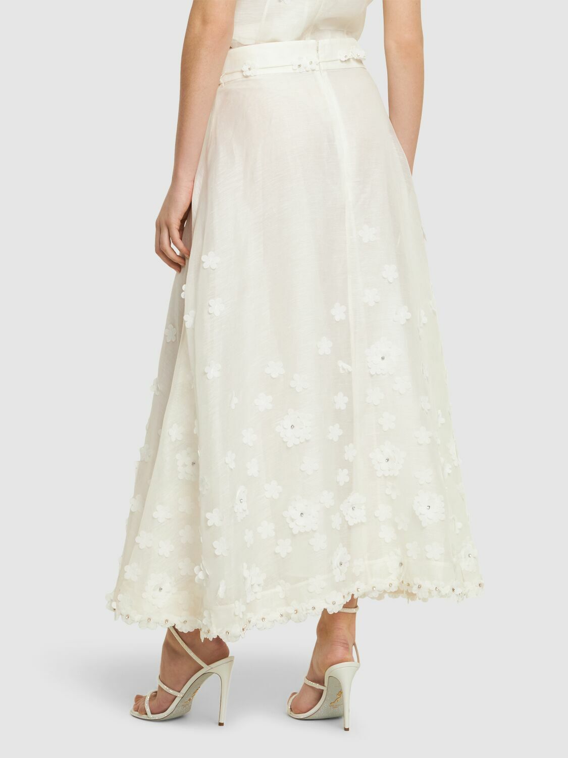 ZIMMERMANN - Matchmaker Lift Off Midi Skirt Zimmermann