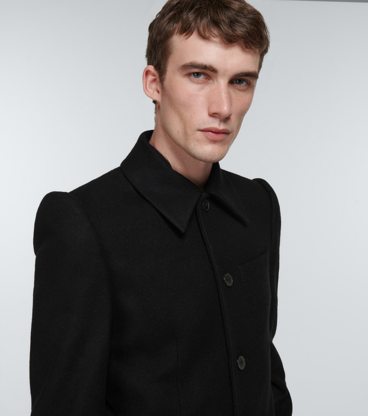 DRIES VAN NOTEN rayon outer jacket