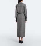 Tove Hope virgin wool midi skirt