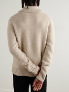 Hartford - Shawl-Collar Knitted Cardigan - Neutrals