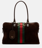 Gucci Gucci Borsetto Large suede duffel bag