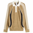 Adidas Men's Wicons Polo in Cardboard/Black/Off White