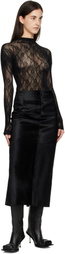 Swedish Stockings Black Nova Lace Top