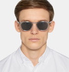 Saint Laurent - D-Frame Acetate Sunglasses - Men - Gray