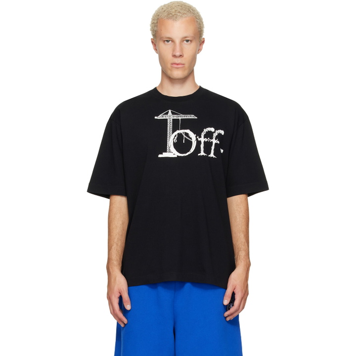 Photo: Off-White Black Shared Logo Skate T-shirt