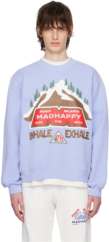 Photo: Madhappy Blue Winter Outdoors Sweatshirt