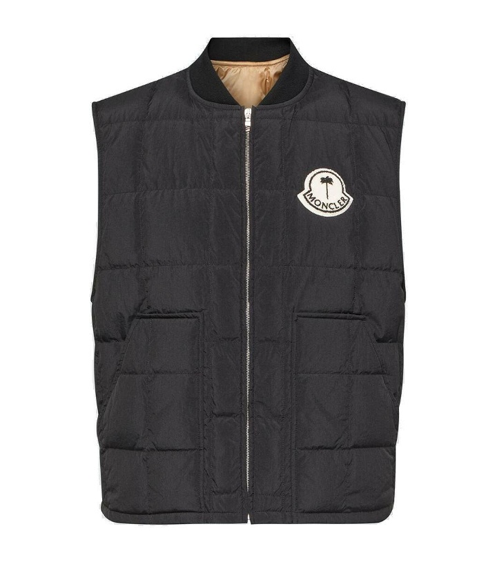 Photo: Moncler Genius x Palm Angels Pinwheel quilted down vest