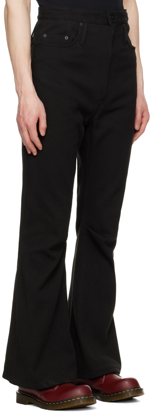 KOZABURO Black Long 3D Jeans Kozaburo